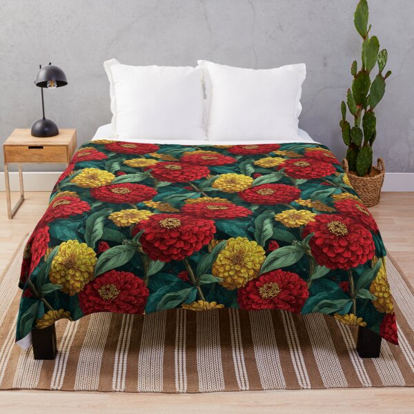 Item preview, Wild Zinnia Flower - Flower Floral Pattern - Gifts For Girls designed and sold by RoyalStarsPatts.