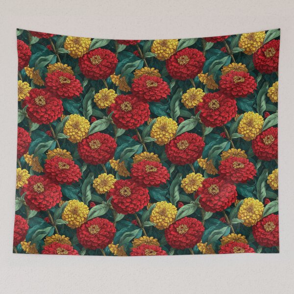 Item preview, Wild Zinnia Flower - Flower Floral Pattern - Gifts For Girls designed and sold by RoyalStarsPatts.