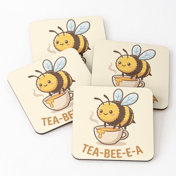 Item preview, Cute Chubby Bee Tea Bee E A Drink designed and sold by Amir Faysal.