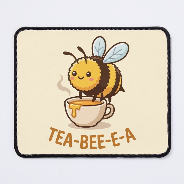 Item preview, Cute Chubby Bee Tea Bee E A Drink designed and sold by Amir Faysal.