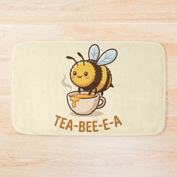 Item preview, Cute Chubby Bee Tea Bee E A Drink designed and sold by Amir Faysal.
