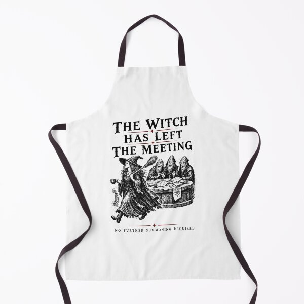 Item preview, The Witch Has Left the Meeting, Spooky Season Office Humor designed and sold by LoriaTaven.