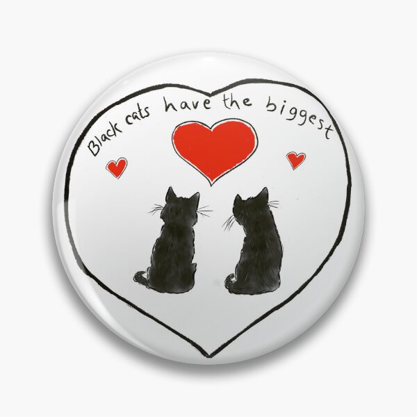Item preview, Black cats have the biggest hearts artwork  designed and sold by KPlayerAdhder.