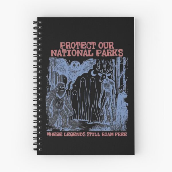 Item preview, Cryptid National Parks -  protect our national park where legends still roam free designed and sold by roartusa.