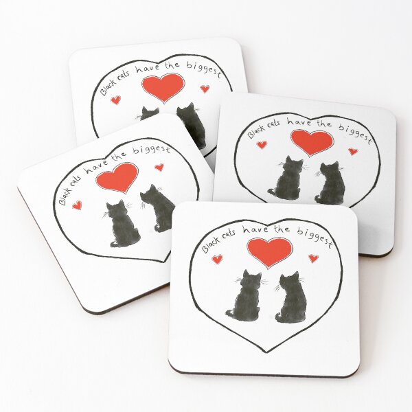 Item preview, Black cats have the biggest hearts artwork  designed and sold by KPlayerAdhder.