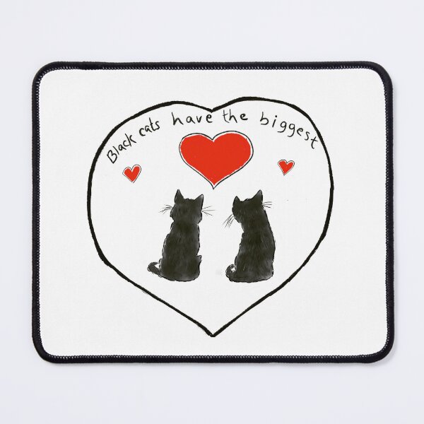 Item preview, Black cats have the biggest hearts artwork designed and sold by KPlayerAdhder.