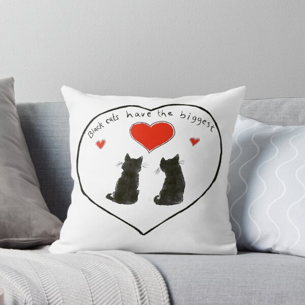 Item preview, Black cats have the biggest hearts artwork  designed and sold by KPlayerAdhder.