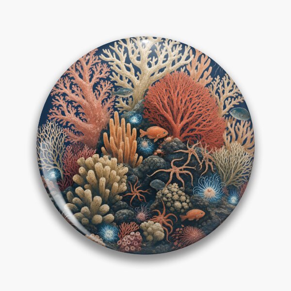 Item preview, coral reef art designed and sold by introvertarts.