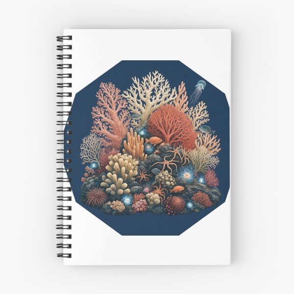 Item preview, coral reef art designed and sold by introvertarts.