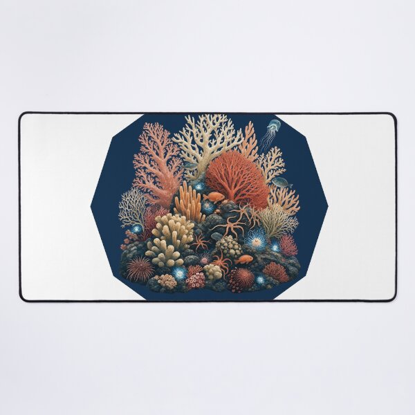 Item preview, coral reef art designed and sold by introvertarts.
