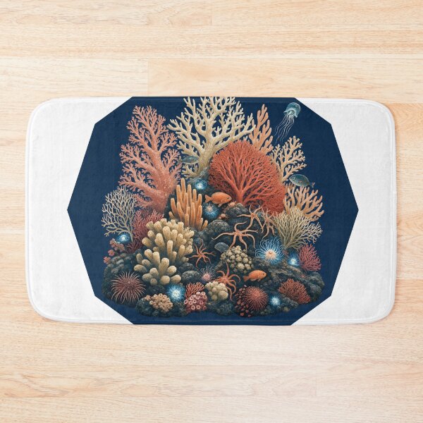 Item preview, coral reef art designed and sold by introvertarts.