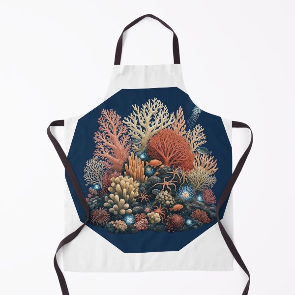 Item preview, coral reef art designed and sold by introvertarts.