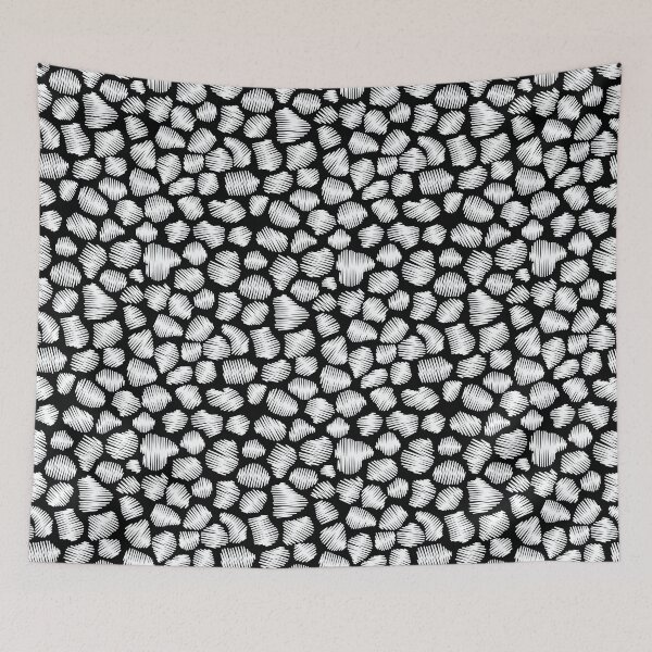 Item preview, Monochrome Textured Animal Spots Pattern designed and sold by Vac1.