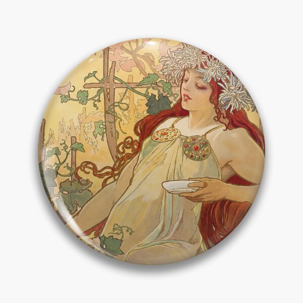 Item preview, Alphonse Mucha Autumn 1896 designed and sold by maniacfitness.