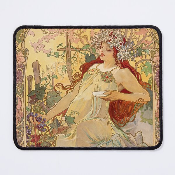 Item preview, Alphonse Mucha Autumn 1896 designed and sold by maniacfitness.