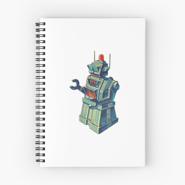 Item preview, Classic Battery Operated Robot Toy designed and sold by sunnywhimsy.