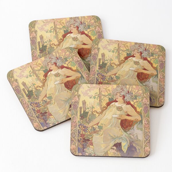 Item preview, Alphonse Mucha Autumn 1896 designed and sold by maniacfitness.