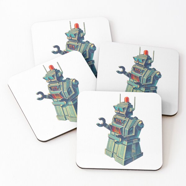 Item preview, Classic Battery Operated Robot Toy designed and sold by sunnywhimsy.