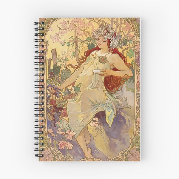 Item preview, Alphonse Mucha Autumn 1896 designed and sold by maniacfitness.