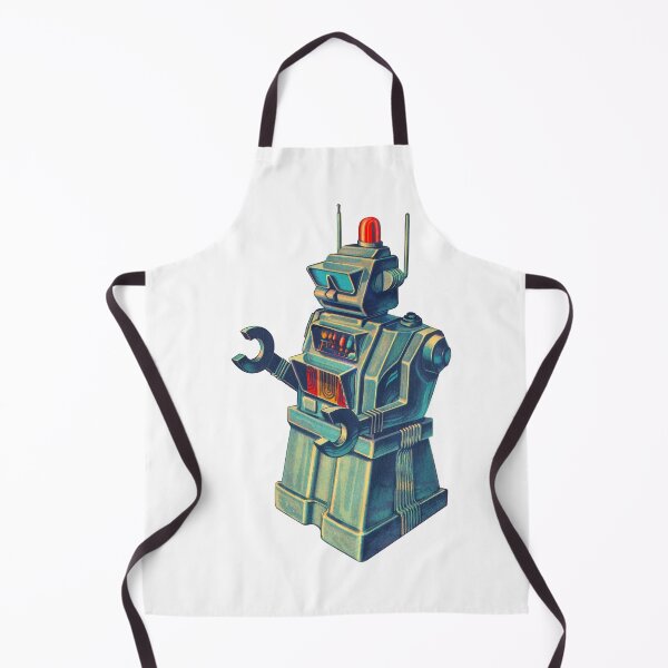 Item preview, Classic Battery Operated Robot Toy designed and sold by sunnywhimsy.