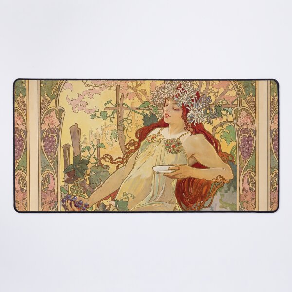 Item preview, Alphonse Mucha Autumn 1896 designed and sold by maniacfitness.