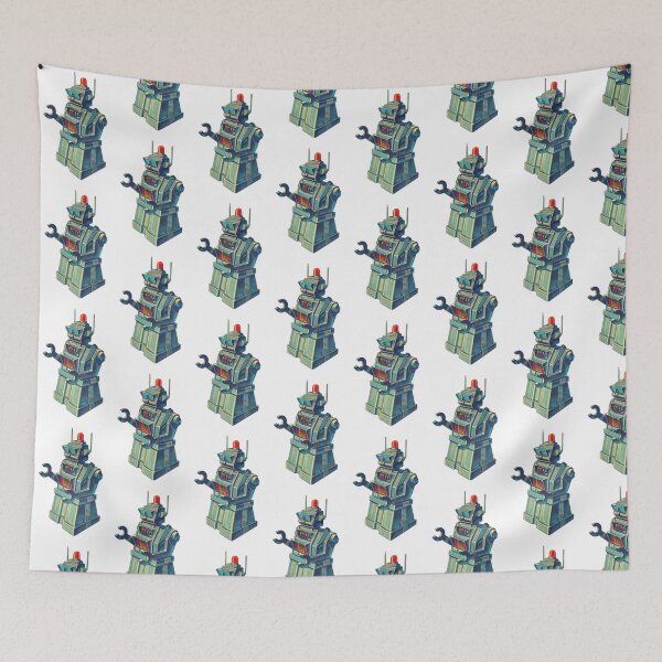 Item preview, Classic Battery Operated Robot Toy designed and sold by sunnywhimsy.