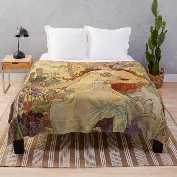Item preview, Alphonse Mucha Autumn 1896 designed and sold by maniacfitness.