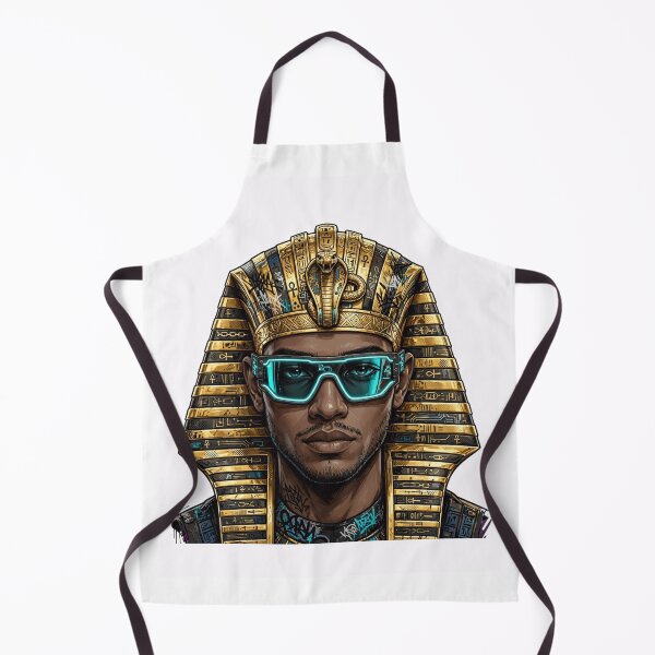 Item preview, Cyber Pharaoh Streetwear - Egyptian Vaporwave Art designed and sold by Fulaly.