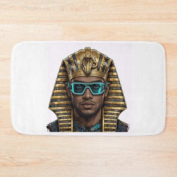 Item preview, Cyber Pharaoh Streetwear - Egyptian Vaporwave Art designed and sold by Fulaly.