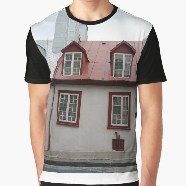 #Quebec, #Canada, Quebec #City, #Streets, #Buildings, #Places, #QuebecCity Graphic T-Shirt