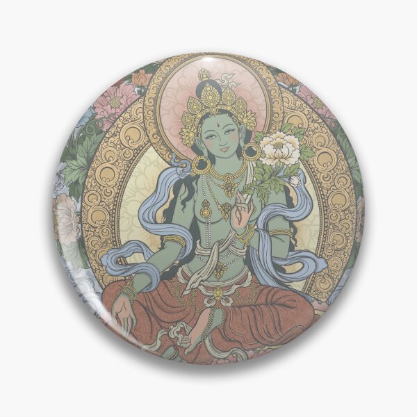 Item preview, Green Tara large  designed and sold by TidalTattoo.