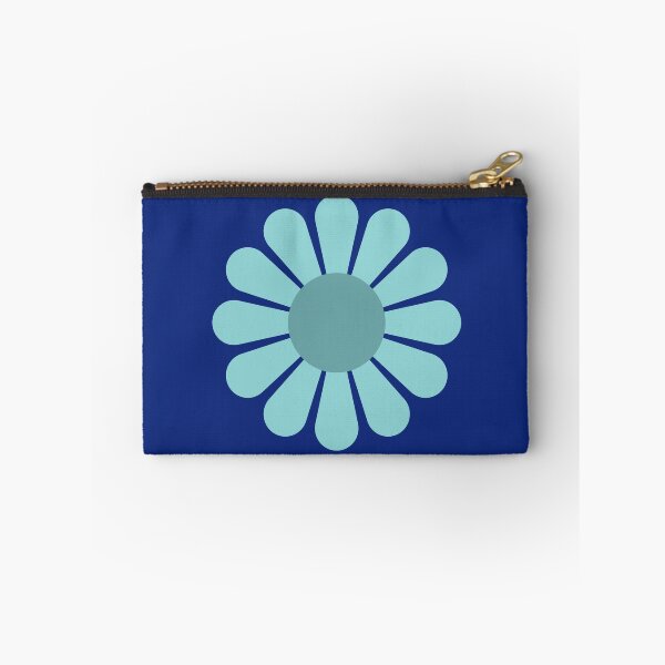 Item preview, Minimal Light Blue Retro Daisy Flower Power designed and sold by SolutionsArt.