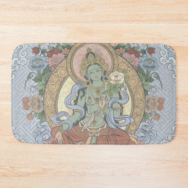 Item preview, Green Tara large  designed and sold by TidalTattoo.