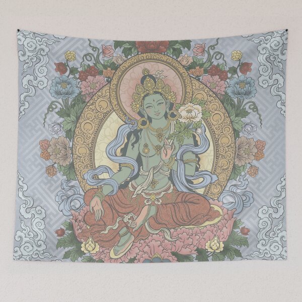 Item preview, Green Tara large designed and sold by TidalTattoo.
