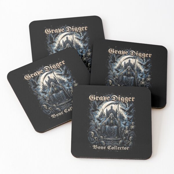Item preview, Grave Digger: Bone Collector Heavy Metal Artwork designed and sold by interdesigner.