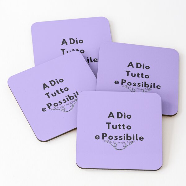 Item preview, A Dio Tutto e Possible - Inspirational & Motivational Faith Items  designed and sold by UnifyingSyntax.