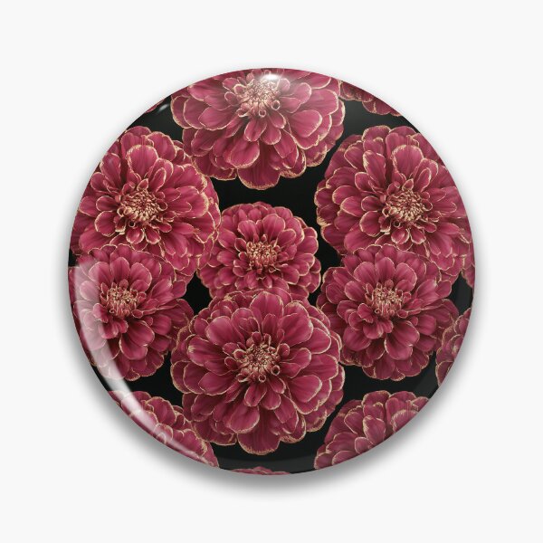 Item preview, Ornamental Zinnia  - Birth Flower Pattern - Gifts For Guys designed and sold by RoyalStarsPatts.