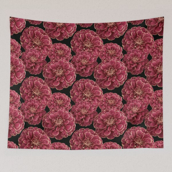 Item preview, Ornamental Zinnia - Birth Flower Pattern - Gifts For Guys designed and sold by RoyalStarsPatts.