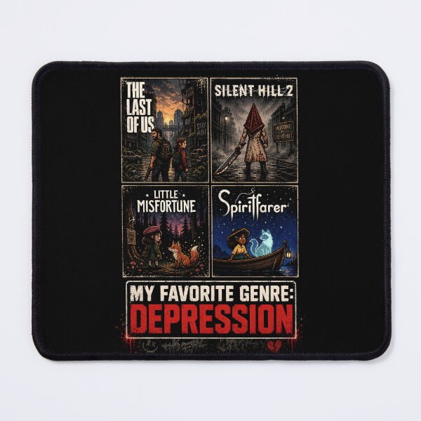 Item preview, Silent Hill 2, The Last Of Us - My Favorite Genre - Depression designed and sold by DrFumaStone.