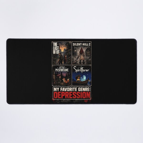 Item preview, Silent Hill 2, The Last Of Us - My Favorite Genre - Depression designed and sold by DrFumaStone.