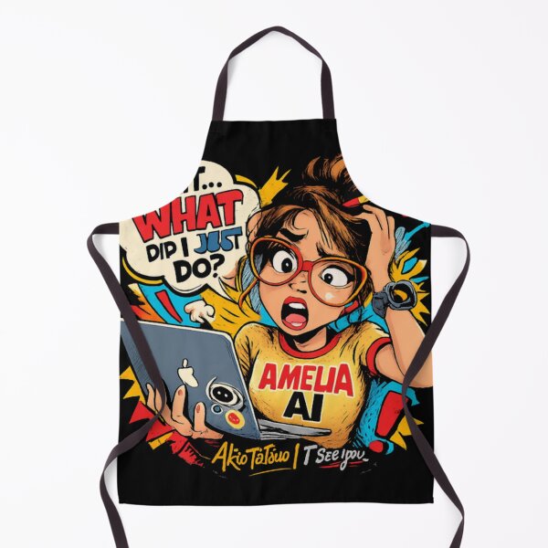 Item preview, Funny Amelia Ai Schoolgirl Meme Relatable Programm designed and sold by denkorea.