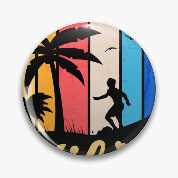 Item preview, Surf Life – Retro Tropical Beach Surfing Design designed and sold by MOCH- ART.