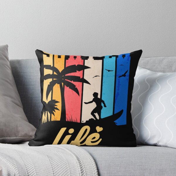 Item preview, Surf Life – Retro Tropical Beach Surfing Design designed and sold by MOCH- ART.