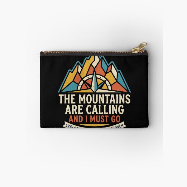 Item preview, The Mountains Are Calling Compass Peaks Adventure designed and sold by Amir Faysal.