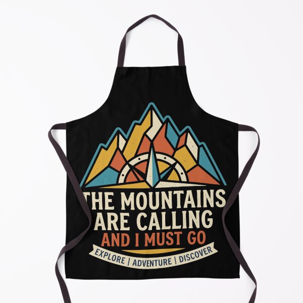 Item preview, The Mountains Are Calling Compass Peaks Adventure designed and sold by Amir Faysal.
