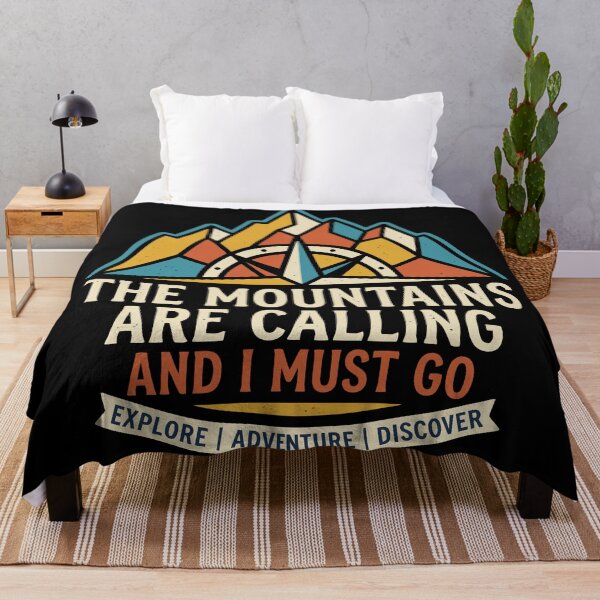 Item preview, The Mountains Are Calling Compass Peaks Adventure designed and sold by Amir Faysal.