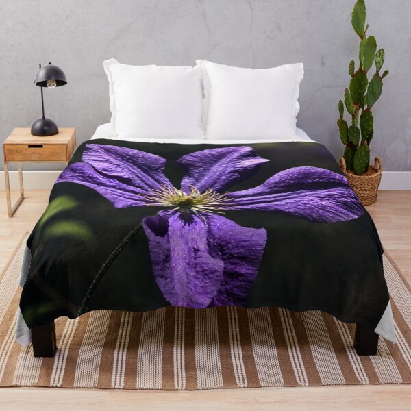 Item preview, Purple Clematis After Dark designed and sold by Kimberly Palmer.