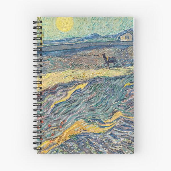 Item preview, Field with plowing farmers | Van Gogh designed and sold by Oliveirallan.