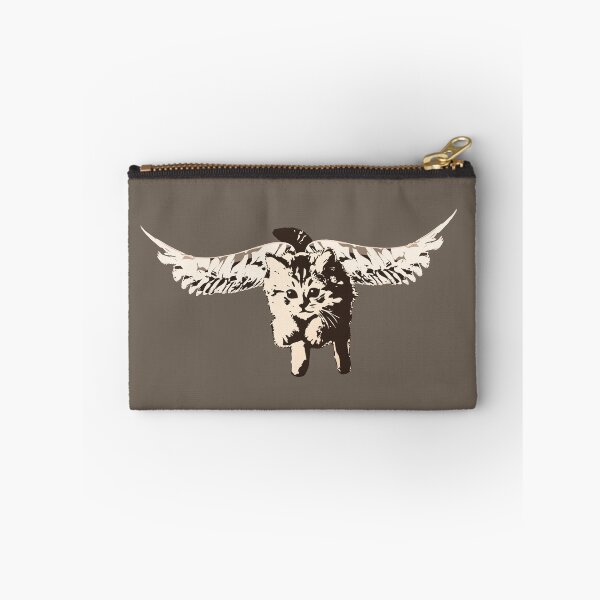 Item preview, If Kittens Had Wings - Sepia-Toned Cat With Wings designed and sold by LittleMissTyne.