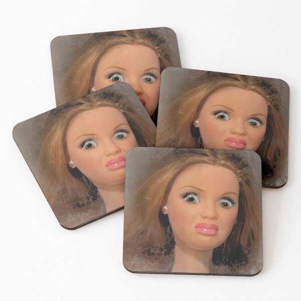 Item preview, Funny Doll Face Meme designed and sold by denkorea.